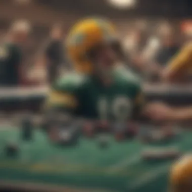 Strategic playbook with Packers branding