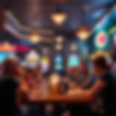 Guests enjoying various dining options within Big D Casino