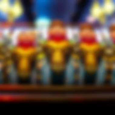 Close-up view of the Buffalo Legends slot symbols