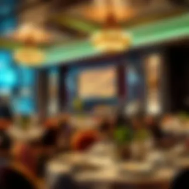 Culinary Delights at Cash Creek Casino Elegant dining area within Cash Creek Casino featuring a gourmet restaurant