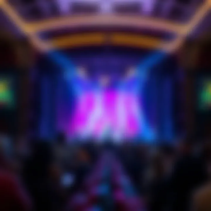 Live performance stage at Cash Creek Casino during an entertainment event
