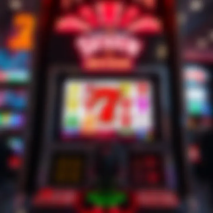 Overview of Casino Seven slot machine interface