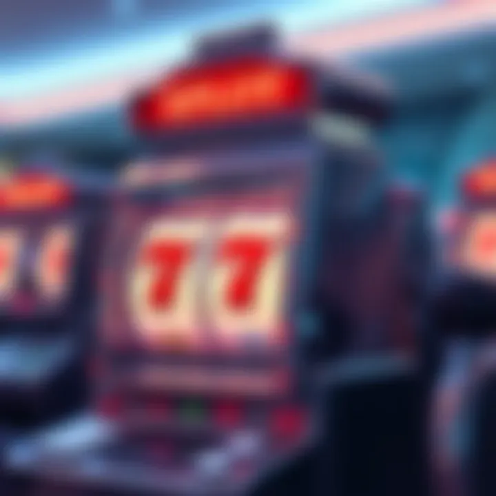 Symbolic illustration of technology driving slot machine apps