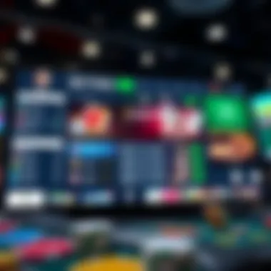 Top Betting Platforms in Nevada A digital interface displaying popular betting platforms available in Nevada