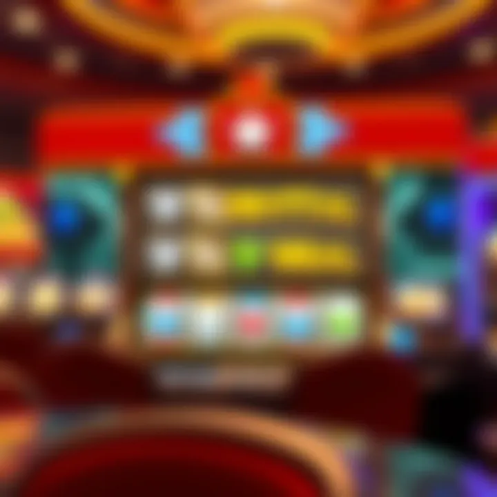 A captivating representation of Deal or No Deal slots interface with vibrant graphics