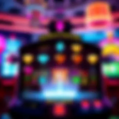 An illustration depicting the bonus features of the Diamond Queen slot, highlighting special symbols and rewards.