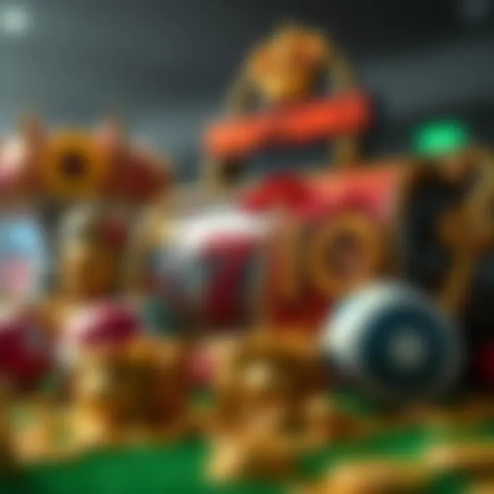 Thematic representation of popular slot themes