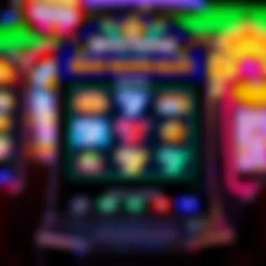Colorful DraftKings slot machine screen showcasing various game symbols