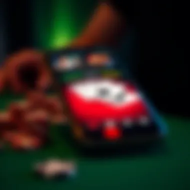 A close-up of a smartphone displaying a popular poker app interface.