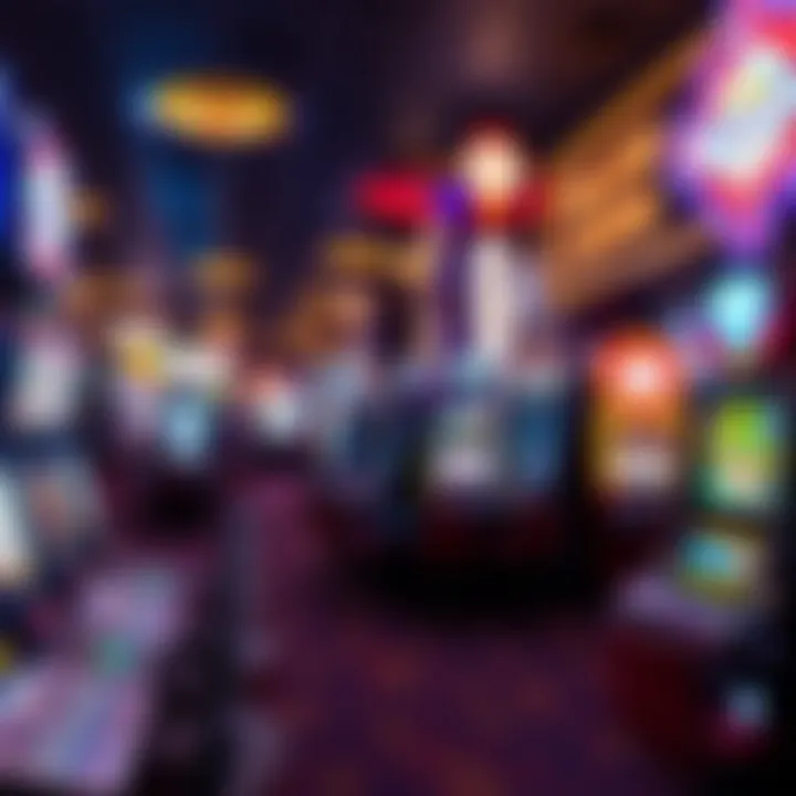 Vibrant casino floor filled with gaming options