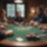 Dynamic gameplay of Texas Hold'em showcasing strategic moves