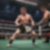 Canelo Alvarez in the ring showcasing his boxing skills