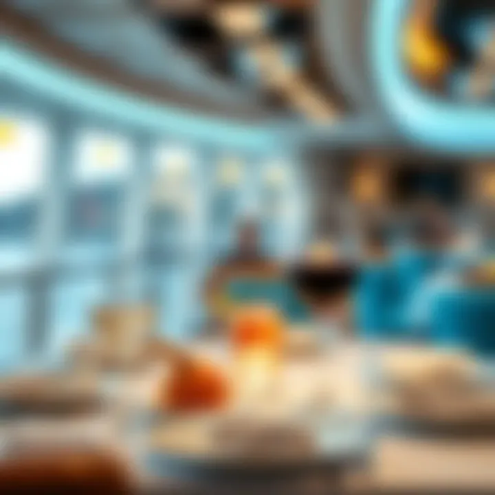 Gourmet dining experience offered on a casino cruise