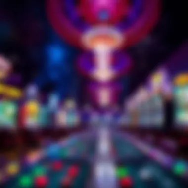 Luxurious gaming floor filled with vibrant atmosphere at a Detroit casino