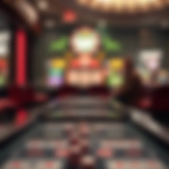 Strategies for Winning in Online Slots A virtual gaming table highlighting gameplay strategy