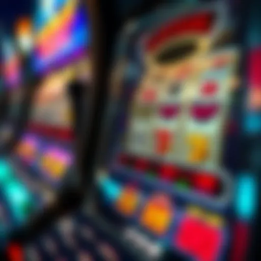 Close-up view of a Double Nudge Slot Machine showcasing intricate design