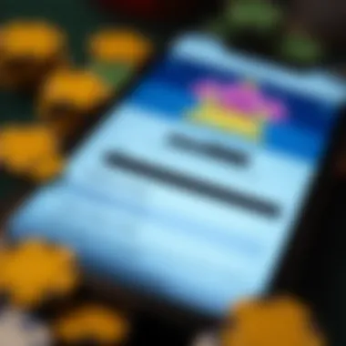 A close-up of redeem codes displayed on a smartphone