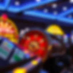 Visual representation of the mechanics of free spins in slot machine apps