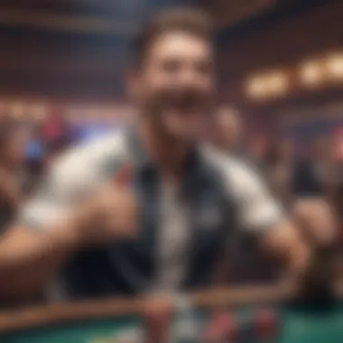 Player Celebrating a Tournament Win Player celebrating a tournament win