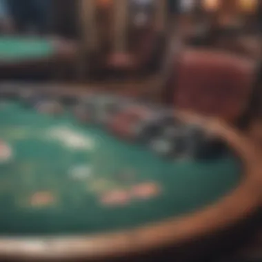 Vibrant Poker Table Setup at Hialeah Casino Vibrant poker table setup at Hialeah Casino