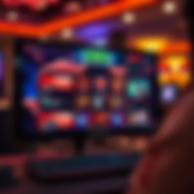 An overview of skill-based gaming platforms on a computer screen