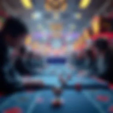 Visual representation of digital gambling culture influenced by Keno apps