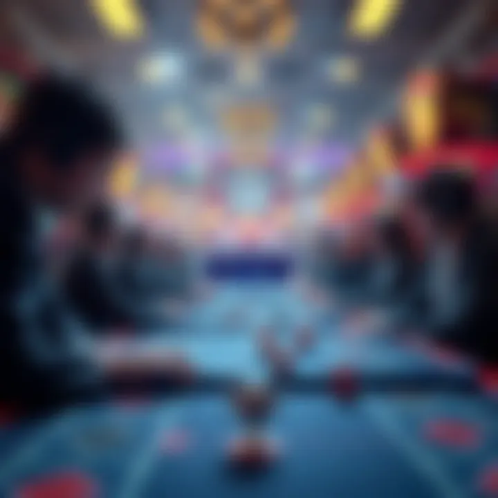 Visual representation of digital gambling culture influenced by Keno apps