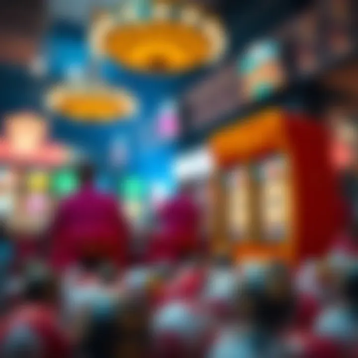 Graphic representation of market trends in mobile Keno gaming