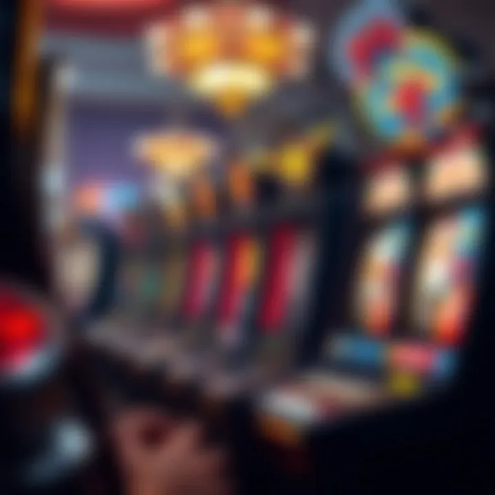 Illustration of the psychological elements influencing player decisions at slot machines