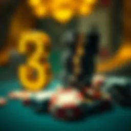 Symbolic representation of lucky numbers in gambling