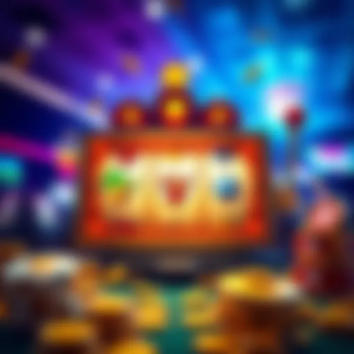 Visual representation of various online slot themes