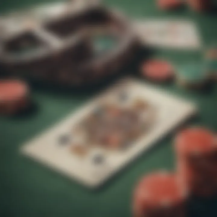 Conceptual image representing the psychology of gambling behavior