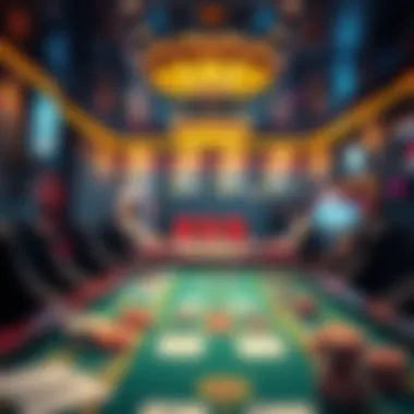 Conceptual image of a secure online gambling environment