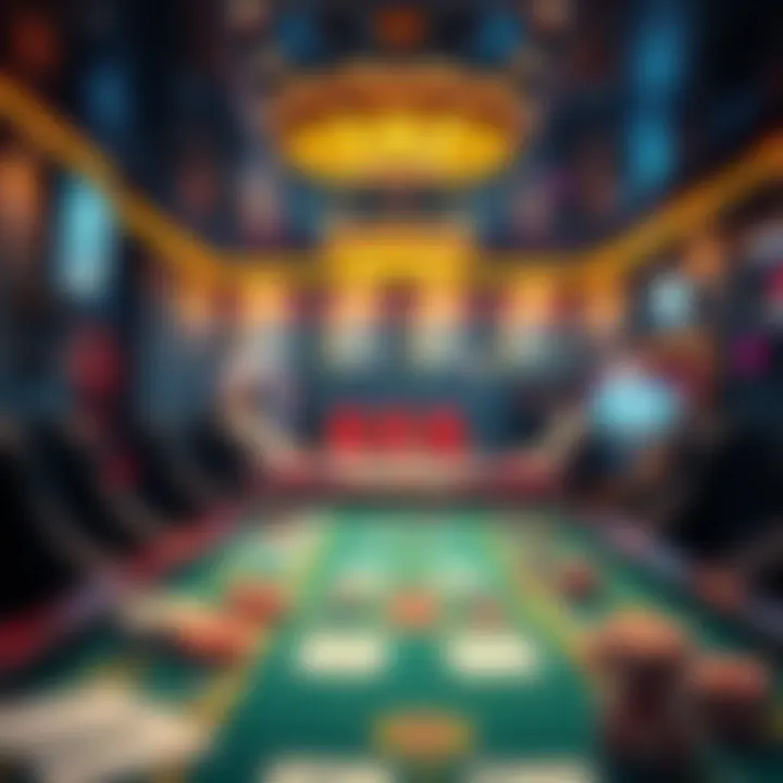 Conceptual image of a secure online gambling environment