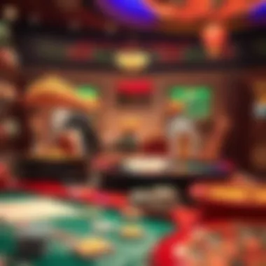 Variety of Casino Games Illustration of different types of casino games available