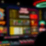 A captivating online lottery interface showcasing various games and options