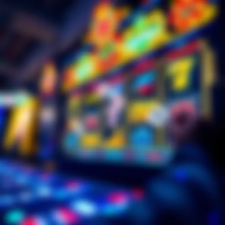 Exciting online slot game interface