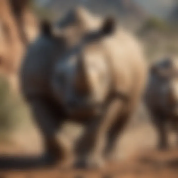 An engaging representation of gameplay strategies for maximizing rewards in Raging Rhino free slots.