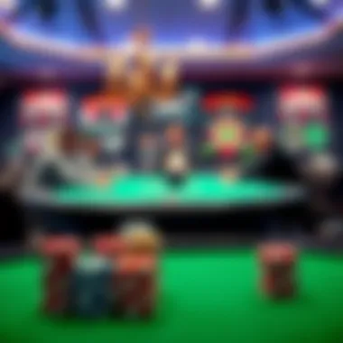 Visual representation of various poker game formats available online