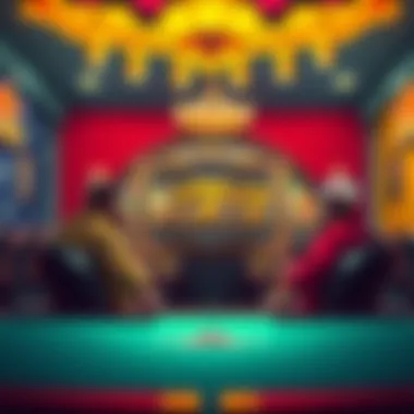 An illustration depicting the psychology of rewards in gambling.