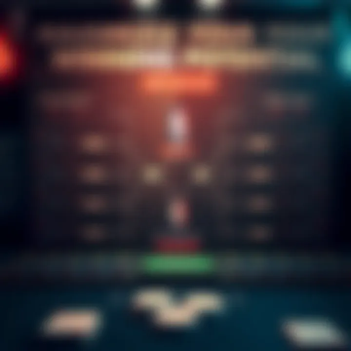 Strategy board with bracket predictions and winning tactics