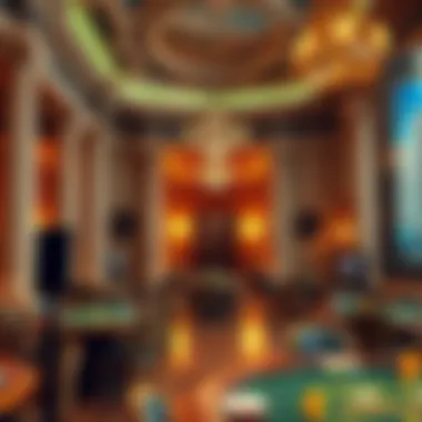 Historical casino interior reflecting traditional Greek design