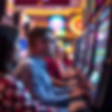 Experience of Engaging with Modern Slots Players engaging with interactive slot machines
