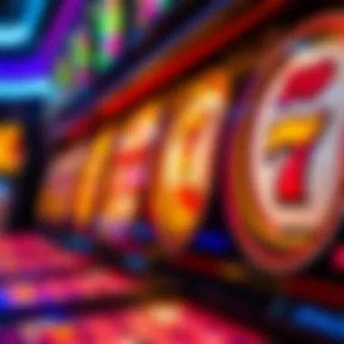 Detailed view of spinning reels on a piñata-themed slot game