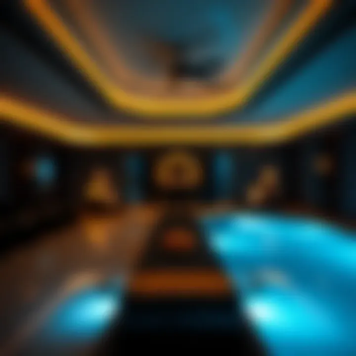 Exclusive spa and relaxation area within a casino resort