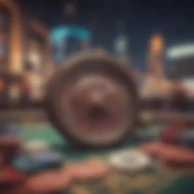 Engaging in Online Casino Gameplay Visual representation of online casino gameplay