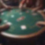 An engaging Three Card Poker table setup