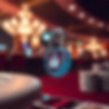 A secure digital lock symbolizing safety in online gambling