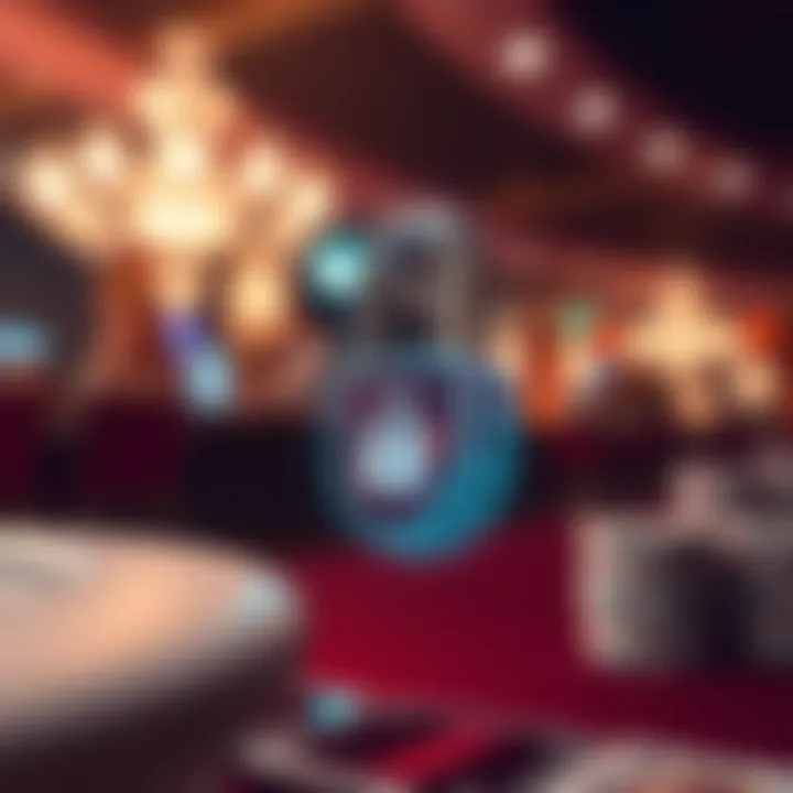 A secure digital lock symbolizing safety in online gambling