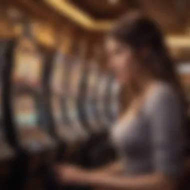 Immersive Player Experience at Wild Horse Slot Machines Players engaging with wild horse slot machines